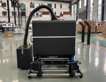 El agitador de polvo vertical modelo D650 de color negro y blanco para la impresora DTF de 60cm