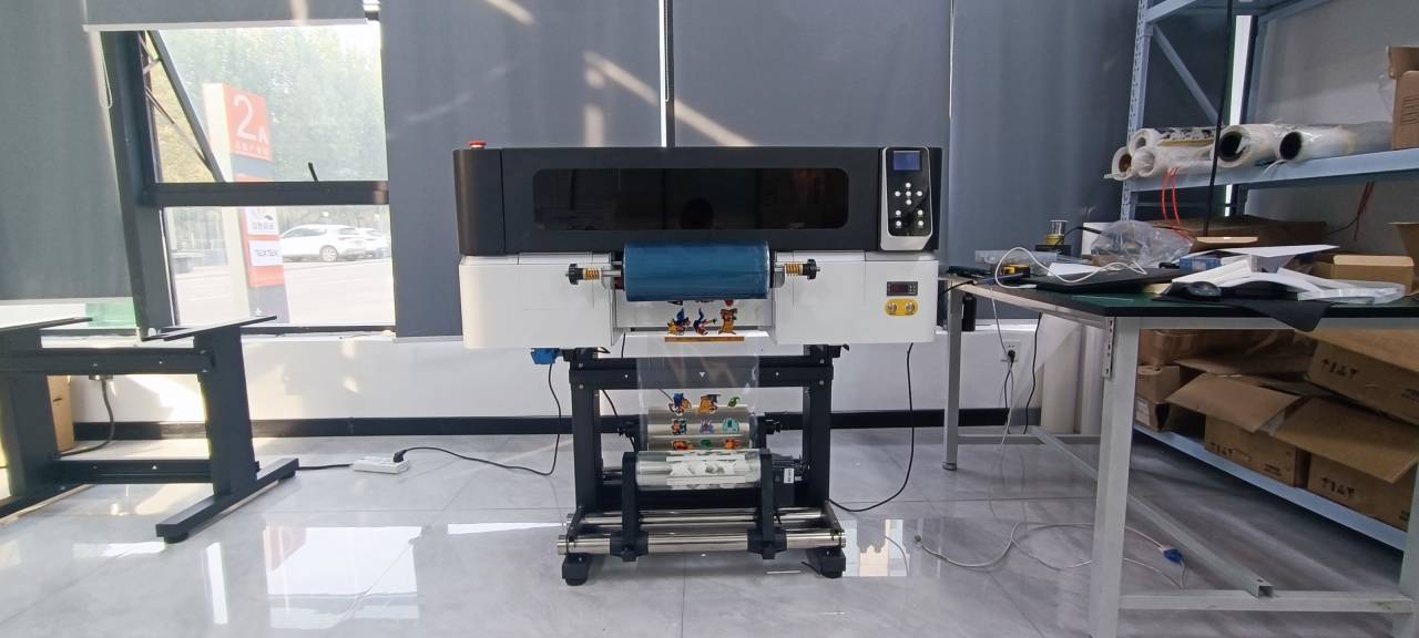 AGP S30 30cm UV DTF 프린터 라미네이터 스티커 전송 인쇄 기계를 가진 2 in 1