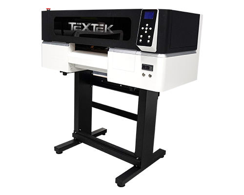 Impresora DTF del modelo T30 con ancho de impresión de 30cm de ocupación reducida de espacio y con un nuevo aspecto