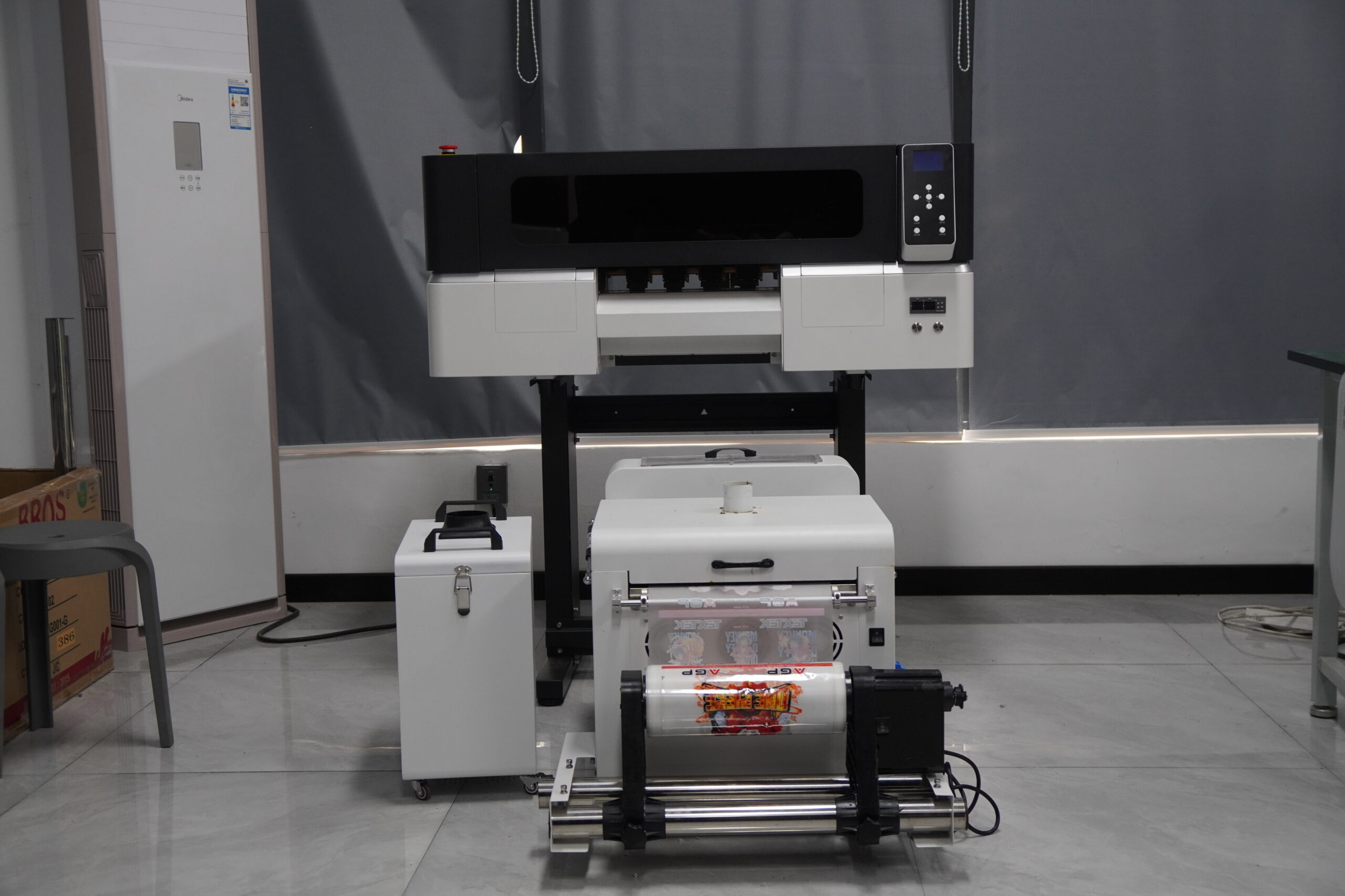 A3 DTF Printer with Integrated Heating Oven and Pretreatment System