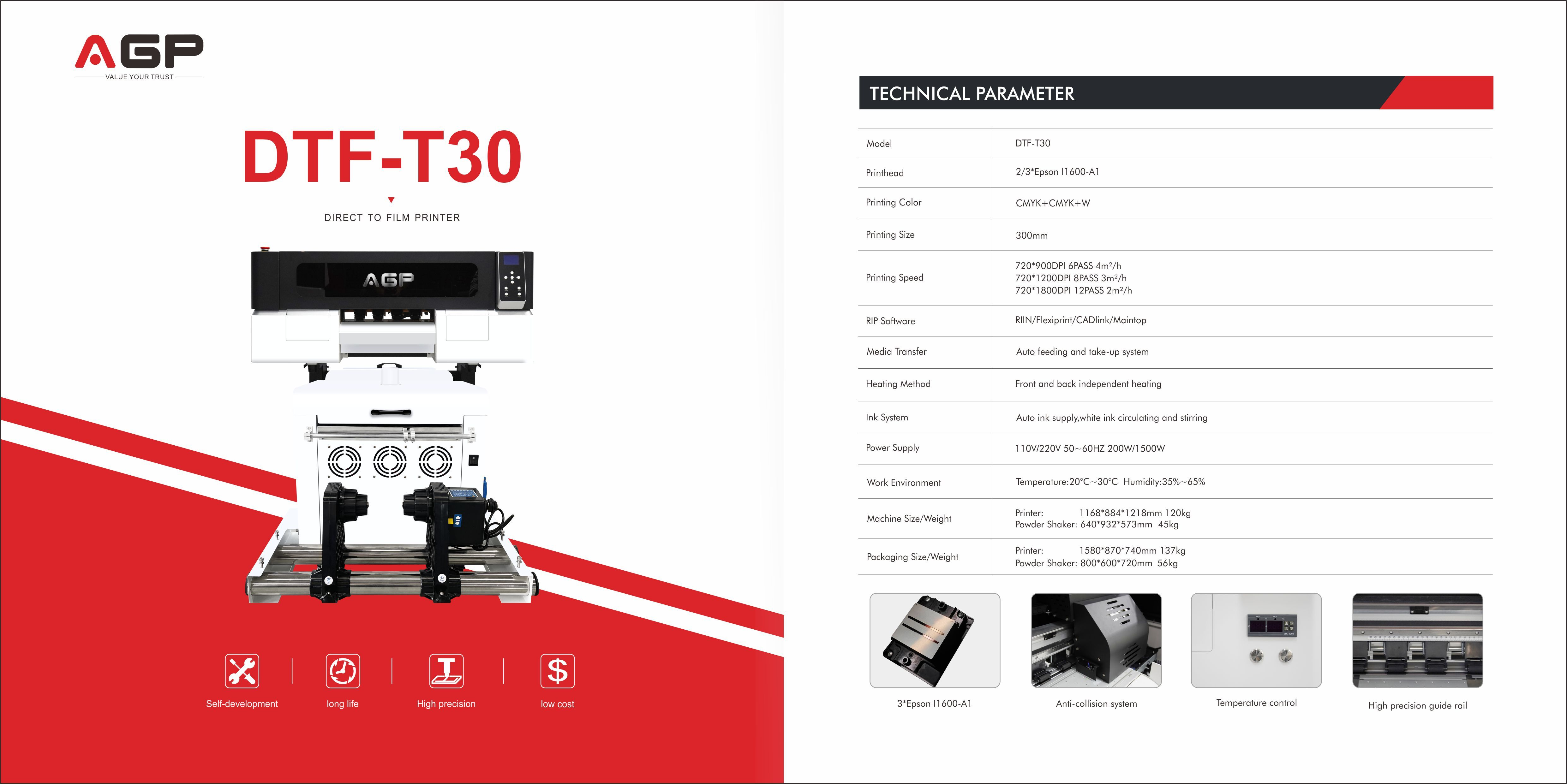 A3 dtf printer printing machine transfer l i600-A1 dtf printer t-shirt