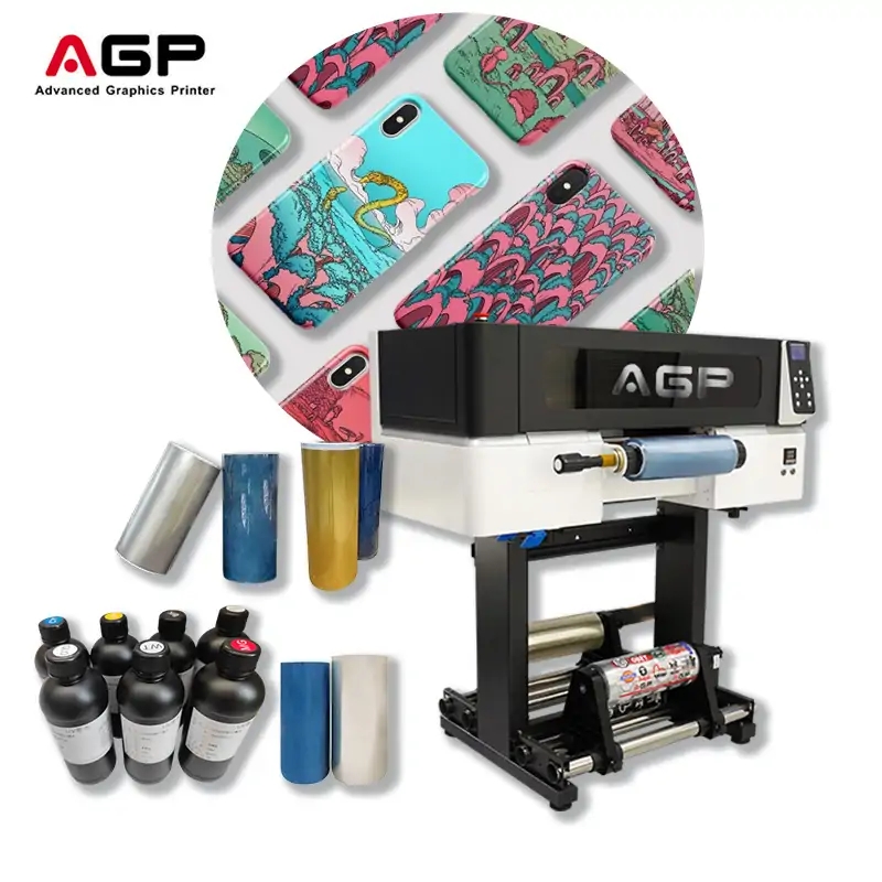 12 in 30 cm A3 UV DTF Printer AGP S30 Epson 1600 with 2-in-1 Laminator for Cup Wrapping and Transfer – Wholesale Price